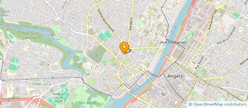 localisation de l'entreprise MADAME SUZIE GUILLAUMIN à ANGERS