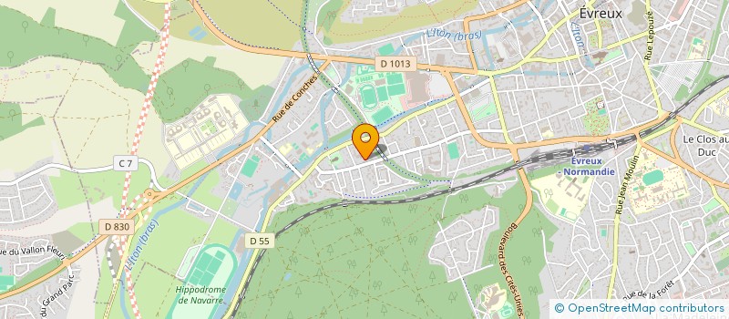 localisation de l'entreprise MADAME SUZIE HAAS  EVREUX