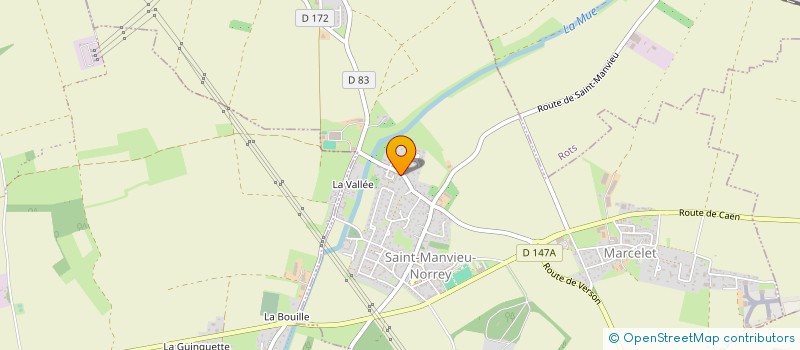 localisation de l'entreprise MADAME SUZIE HUE  SAINT-MANVIEU-NORREY