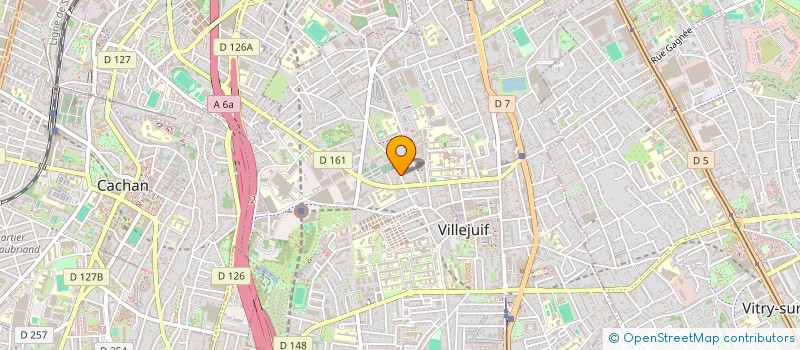 localisation de l'entreprise MADAME SUZIE MANGIN  VILLEJUIF