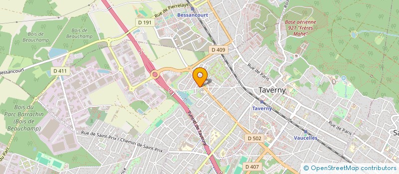 localisation de l'entreprise MADAME SUZIE NJAPOUM  TAVERNY