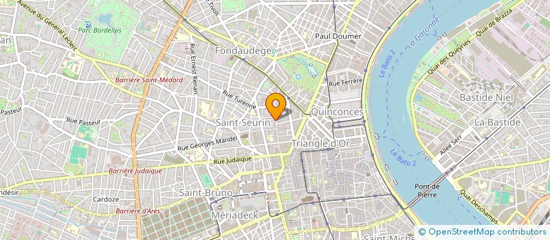 localisation de l'entreprise MADAME SUZIE NOEL  BORDEAUX