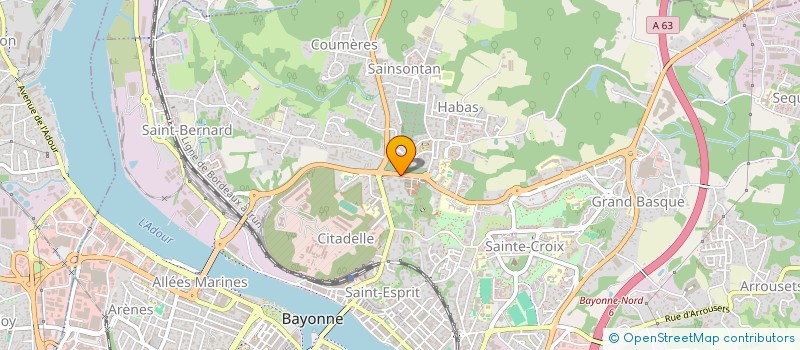 localisation de l'entreprise MADAME SUZIE SANZ à BAYONNE