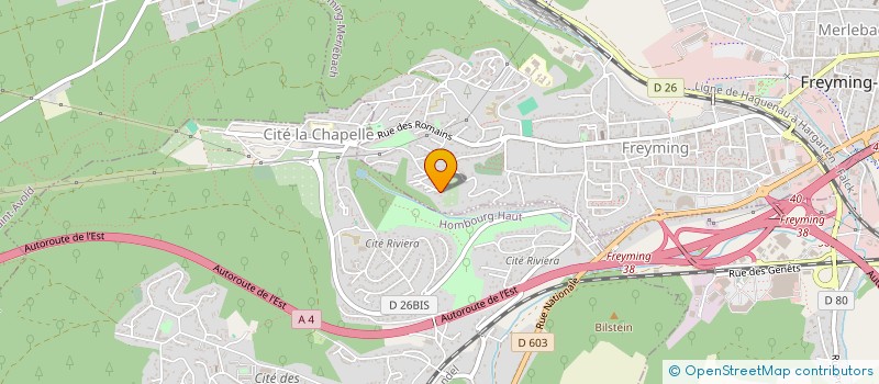 localisation de l'entreprise MADAME SUZIE TEIXEIRA DA COSTA  BETTING