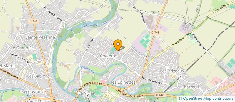 localisation de l'entreprise MADAME SUZIE WAFAI à NIORT