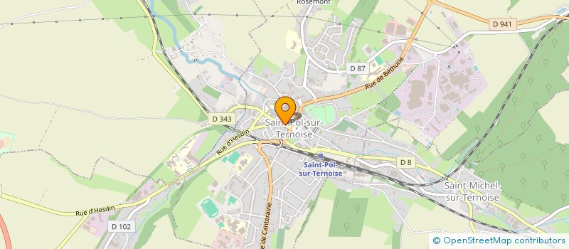 localisation de l'entreprise MADAME SUZON ARMAND  SAINT-POL-SUR-TERNOISE