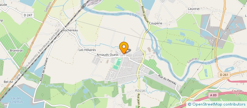 localisation de l'entreprise MADAME SUZON BAUDRY à ABZAC