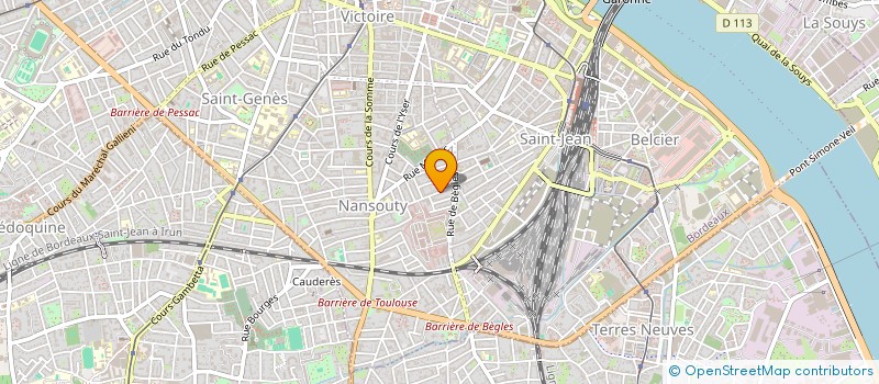 localisation de l'entreprise MADAME SUZON CANAVAGGIA à BORDEAUX
