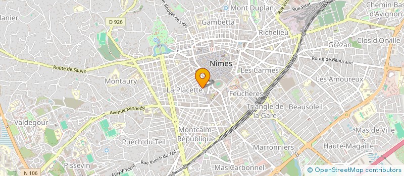 localisation de l'entreprise MADAME SUZON CHIGNAC  NIMES