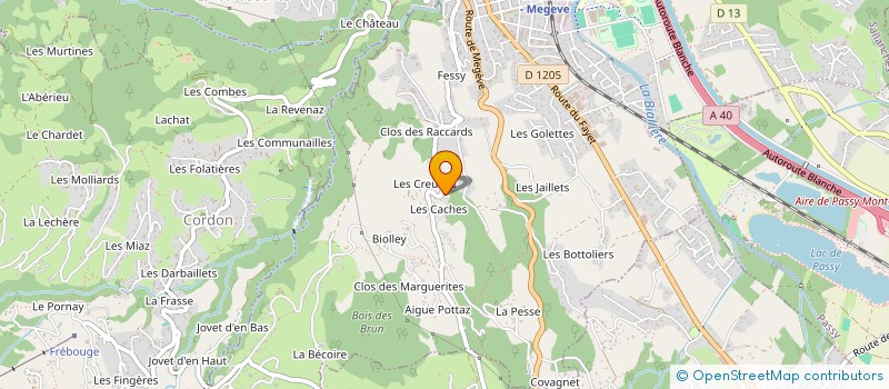 localisation de l'entreprise MADAME SUZON FUCHS  SALLANCHES