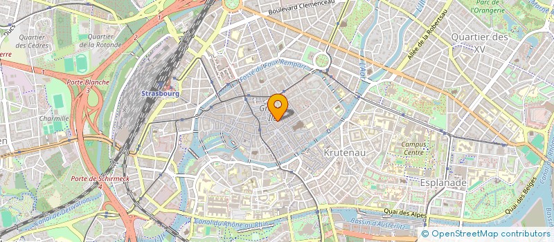 localisation de l'entreprise MADAME SUZY ALBRECHT à STRASBOURG
