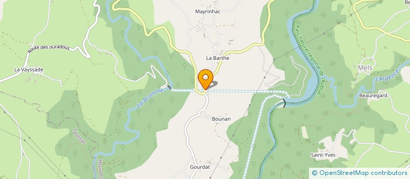 localisation de l'entreprise MADAME SUZY-ANNE THOMAS  BROMMAT