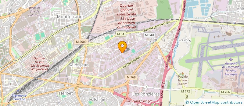 localisation de l'entreprise MADAME SUZY AURAND  CLERMONT-FERRAND