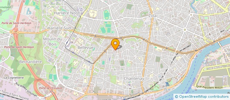 localisation de l'entreprise MADAME SUZY BALLUL à NANTES
