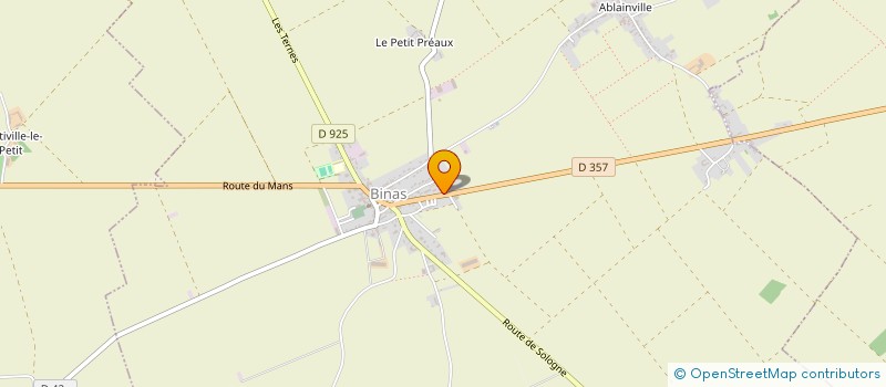 localisation de l'entreprise MADAME SUZY BOURRET  BINAS