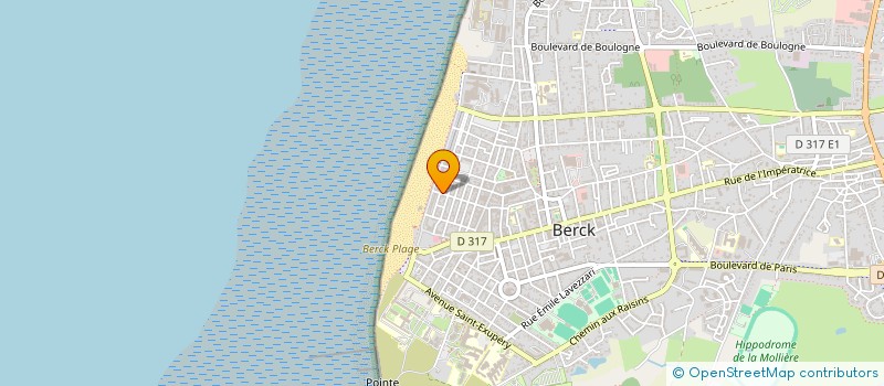 localisation de l'entreprise MADAME SUZY CARPENTIER  BERCK