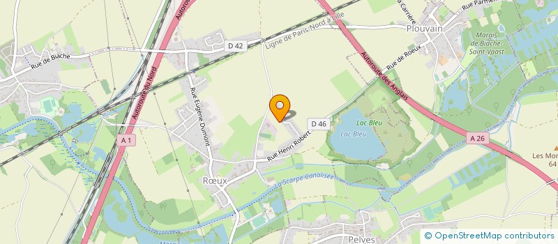 localisation de l'entreprise MADAME SUZY HUQUEBART  RUX