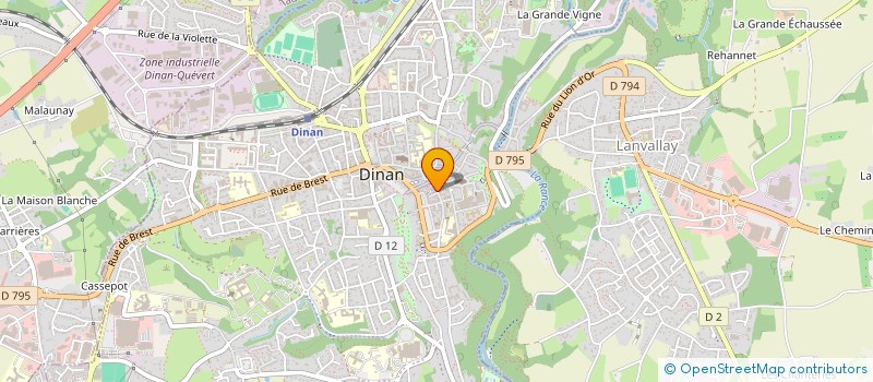 localisation de l'entreprise MADAME SUZY LECYGNE  DINAN