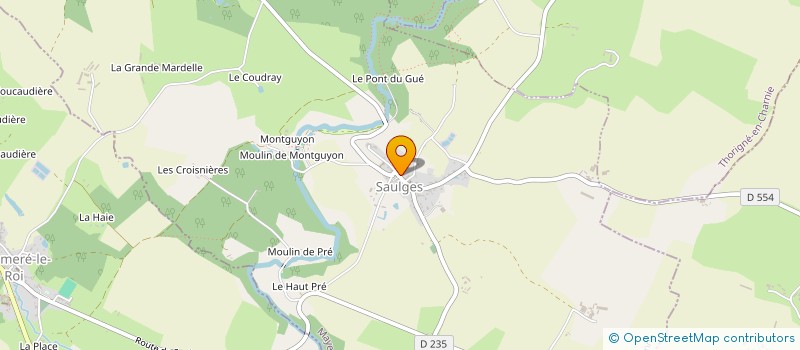 localisation de l'entreprise MADAME SUZY MARLART  SAULGES