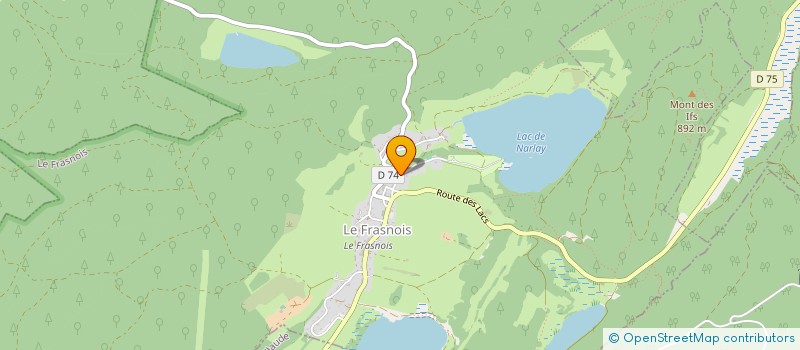 localisation de l'entreprise MADAME SUZY MARTIN  LE FRASNOIS