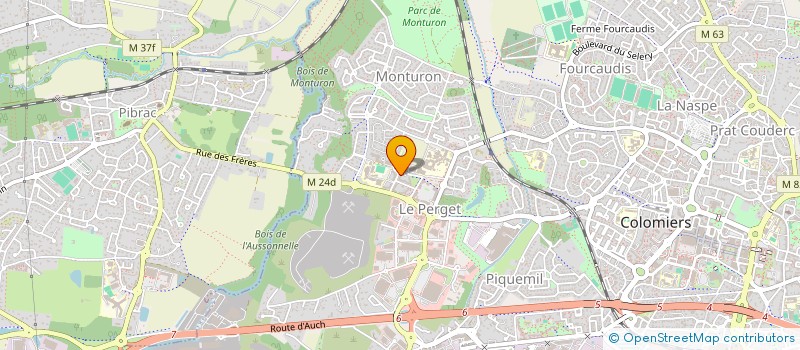 localisation de l'entreprise MADAME SUZY PARENT à COLOMIERS