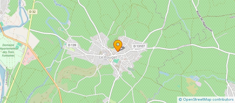 localisation de l'entreprise MADAME SUZY ROCOBLAVE  LE POUGET
