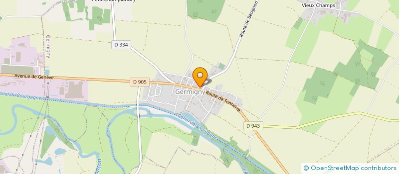 localisation de l'entreprise MADAME SUZY WARBURTON  GERMIGNY