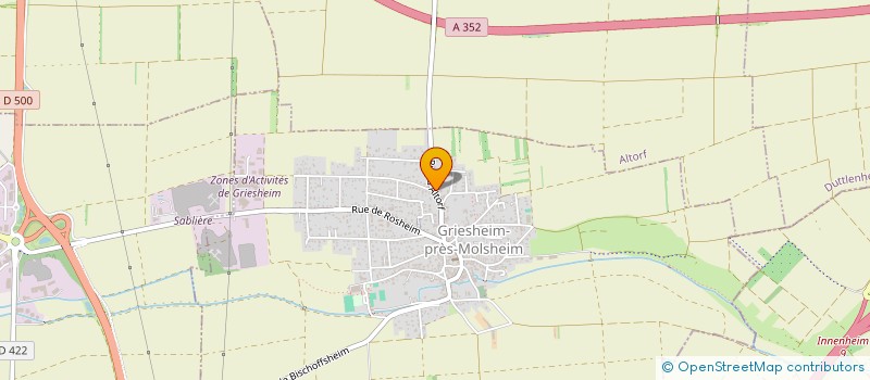 localisation de l'entreprise MADAME SVENJA KANE  GRIESHEIM-PRES-MOLSHEIM