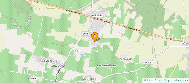 localisation de l'entreprise MADAME SVENJA LHEZ à MOULIDARS
