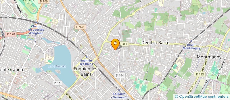 localisation de l'entreprise MADAME SVETLANA ALESHINA  MONTMORENCY