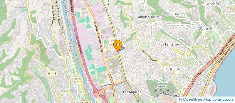 localisation de l'entreprise MADAME SVETLANA BEAUSIRE  NICE