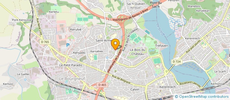 localisation de l'entreprise MADAME SVETLANA BOROWCZYK à LORIENT