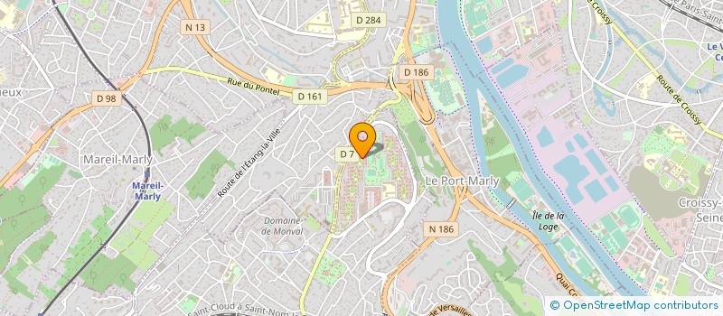 localisation de l'entreprise MADAME SVETLANA BOZHENKOVA  MARLY-LE-ROI