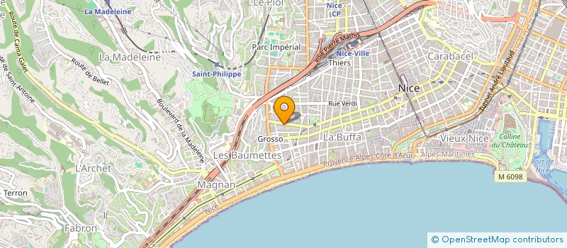 localisation de l'entreprise MADAME SVETLANA BUIAN  NICE