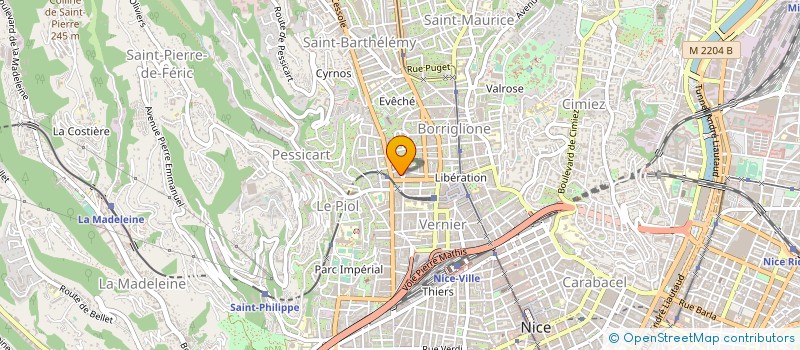 localisation de l'entreprise MADAME SVETLANA CHABOUNINA à NICE