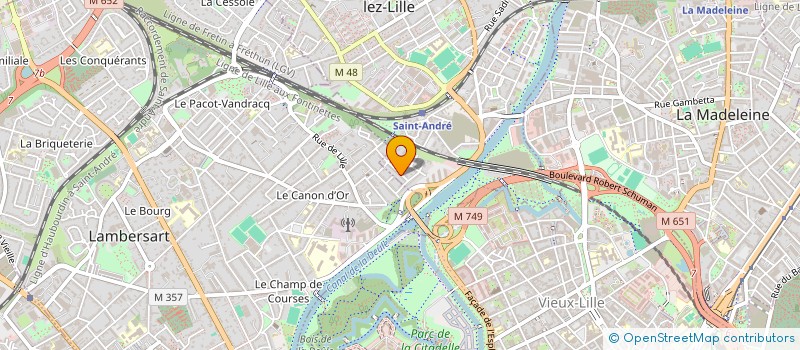 localisation de l'entreprise MADAME SVETLANA CHICHINA  SAINT-ANDRE-LEZ-LILLE