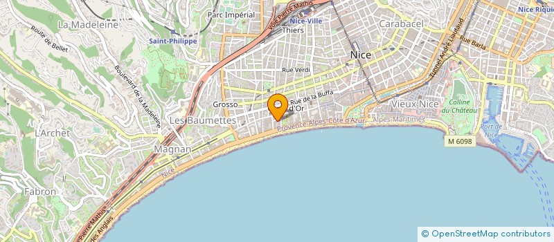 localisation de l'entreprise MADAME SVETLANA FABRIKANT à NICE