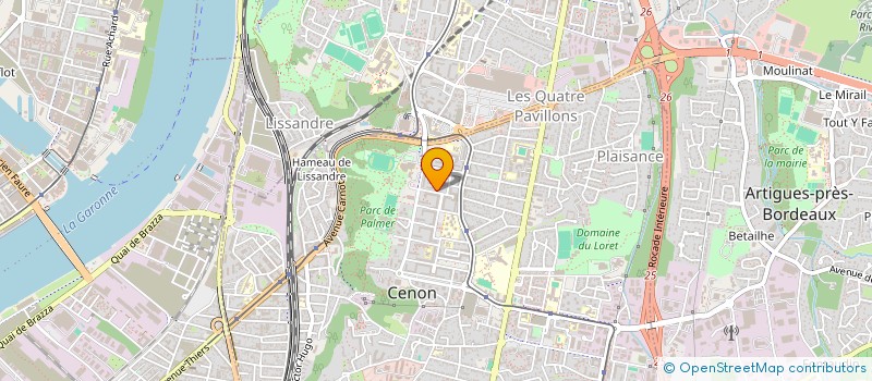 localisation de l'entreprise MADAME SVETLANA FILIP  CENON