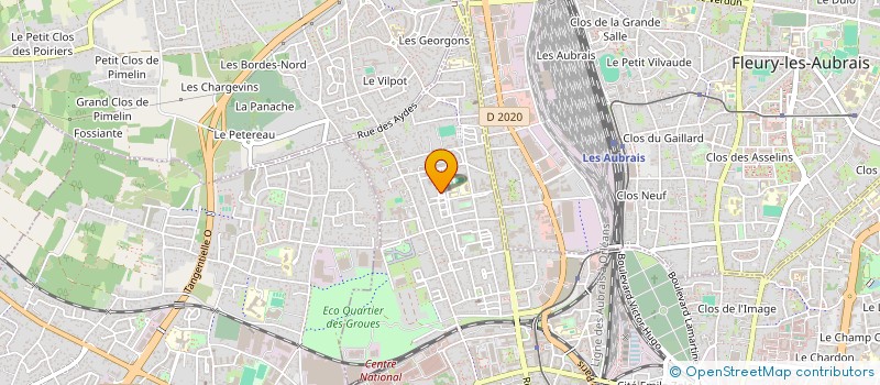 localisation de l'entreprise MADAME SVETLANA GALADZHIAN  ORLEANS