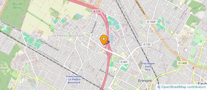 localisation de l'entreprise MADAME SVETLANA IAKIMOVA à LE PLESSIS-BOUCHARD