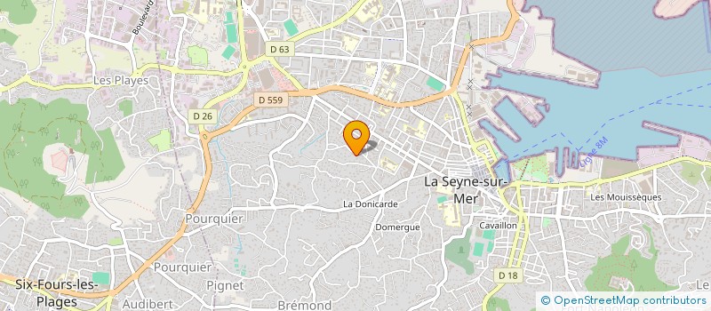 localisation de l'entreprise MADAME SVETLANA IGNATESCU  LA SEYNE-SUR-MER