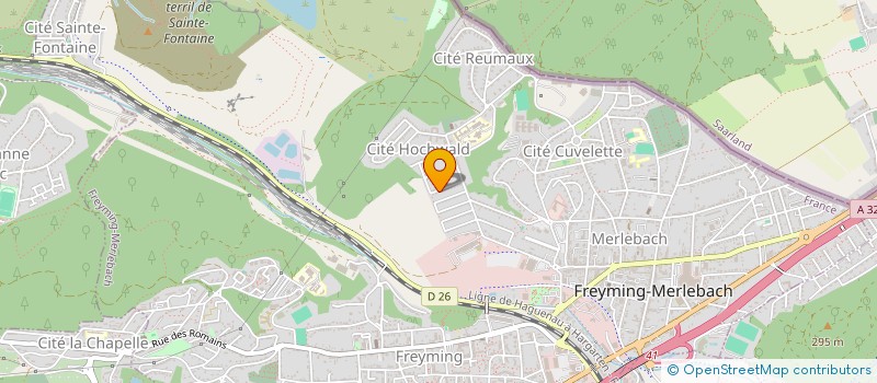 localisation de l'entreprise MADAME SVETLANA KONSHINA  FREYMING-MERLEBACH