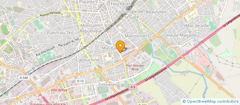 localisation de l'entreprise MADAME SVETLANA LEVCHENKO  LA GRAND-COMBE