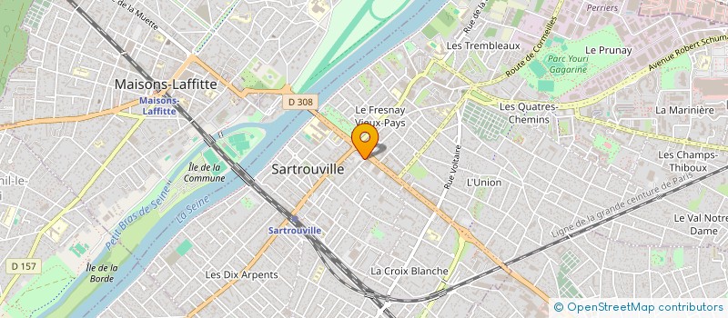 localisation de l'entreprise MADAME SVETLANA MORARU à SARTROUVILLE