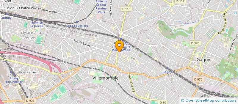 localisation de l'entreprise MADAME SVETLANA NIKOLIC  VILLEMOMBLE