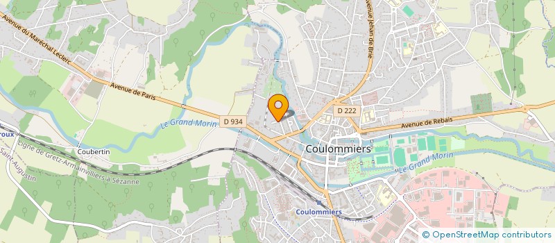 localisation de l'entreprise MADAME SVETLANA POTIER à COULOMMIERS