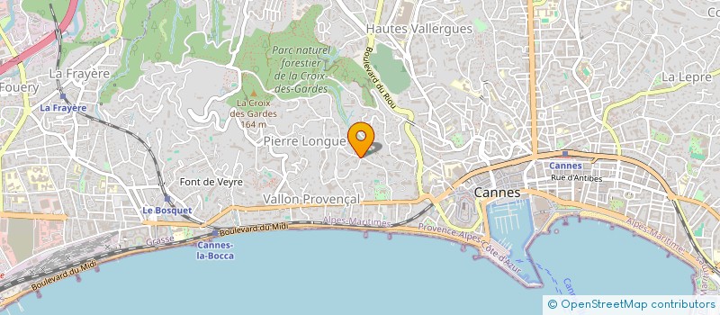 localisation de l'entreprise MADAME SVETLANA QUINN à CANNES