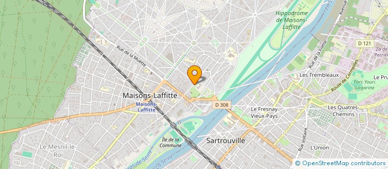 localisation de l'entreprise MADAME SVETLANA RACHTCHOUPKINA  MAISONS-LAFFITTE