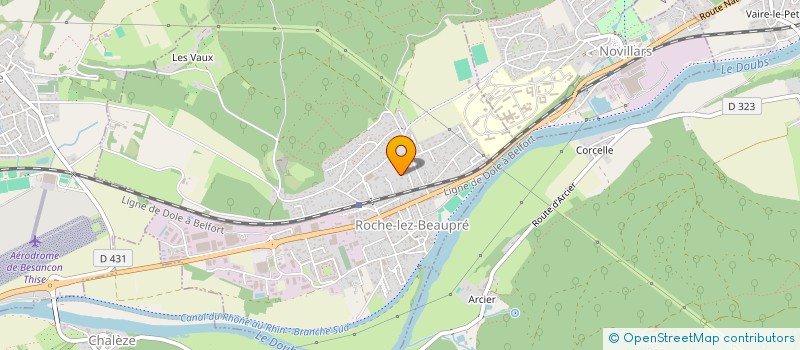 localisation de l'entreprise MADAME SVETLANA SAPEZHINETS  ROCHE-LEZ-BEAUPRE