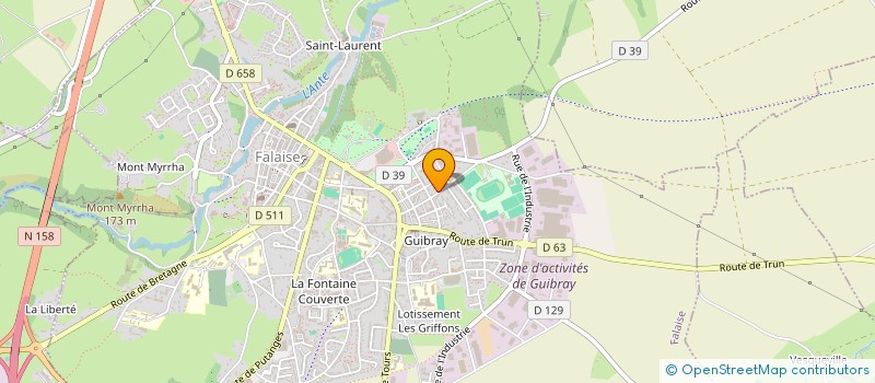 localisation de l'entreprise MADAME SVETTANA SPIRIDONOVA à FALAISE